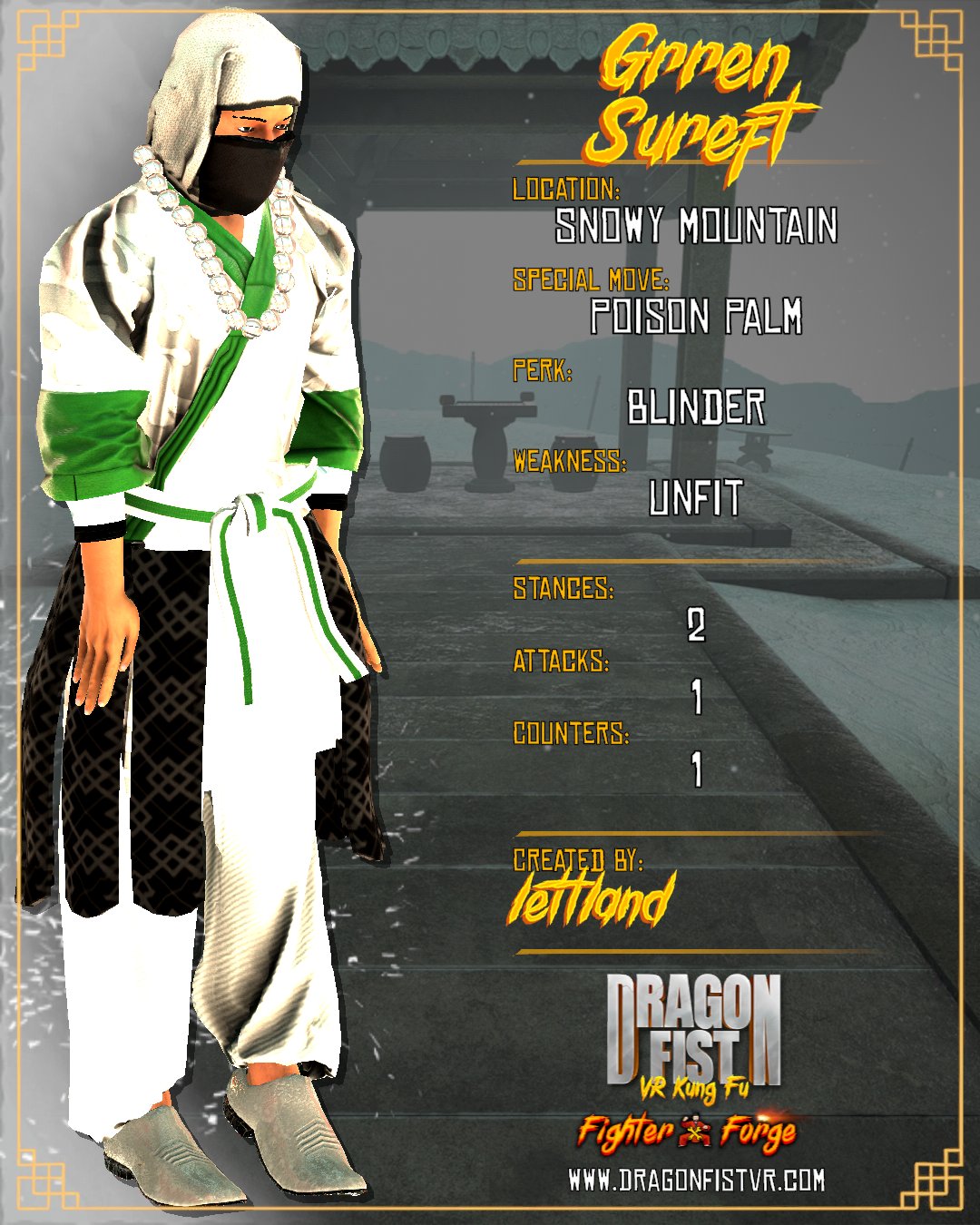Grren Sureft - Created By: lettland